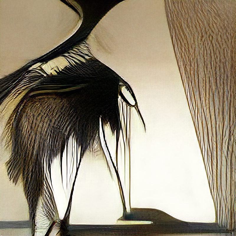 AI-generated abstract organic form